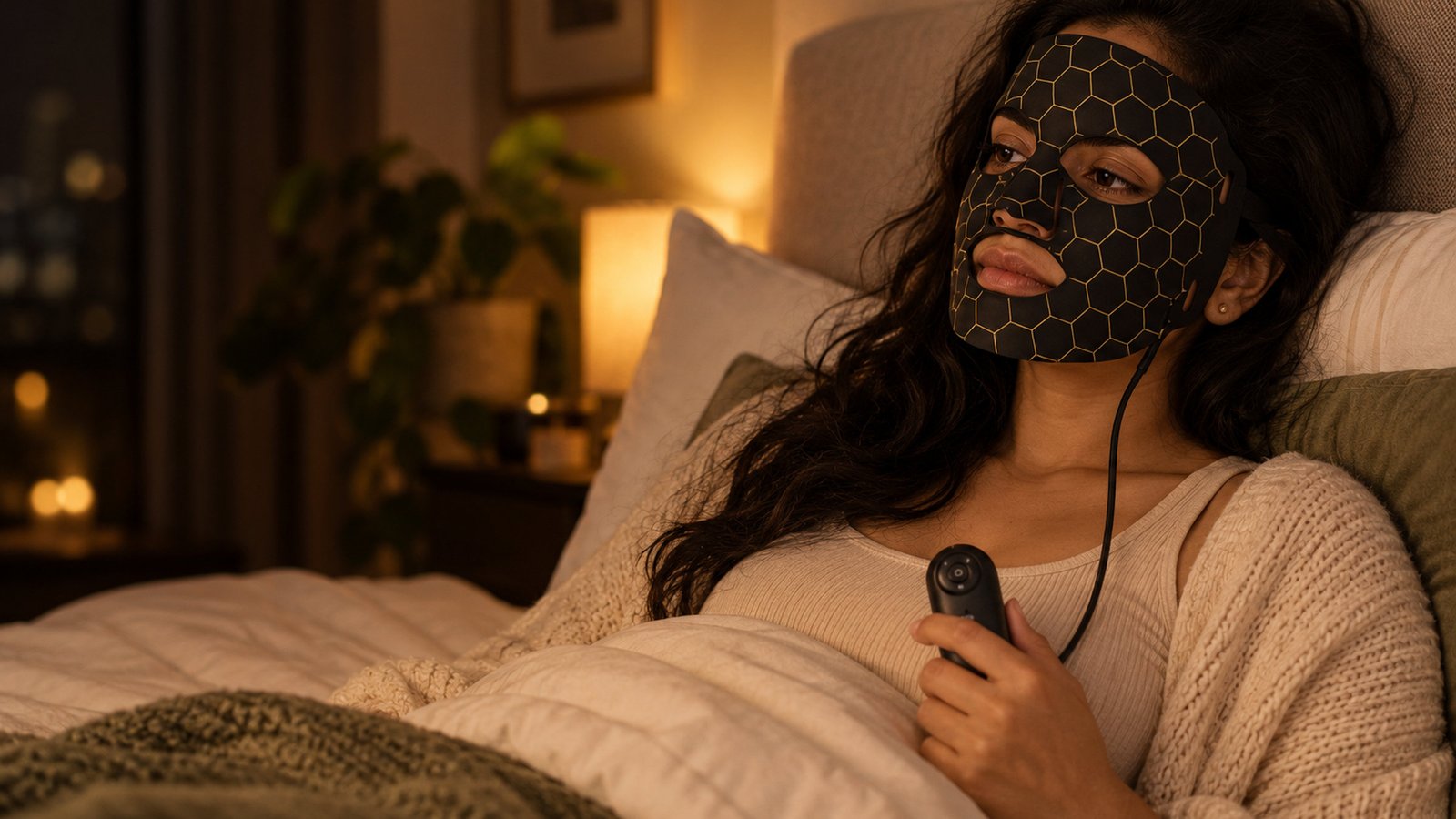 Seven lights, one mask