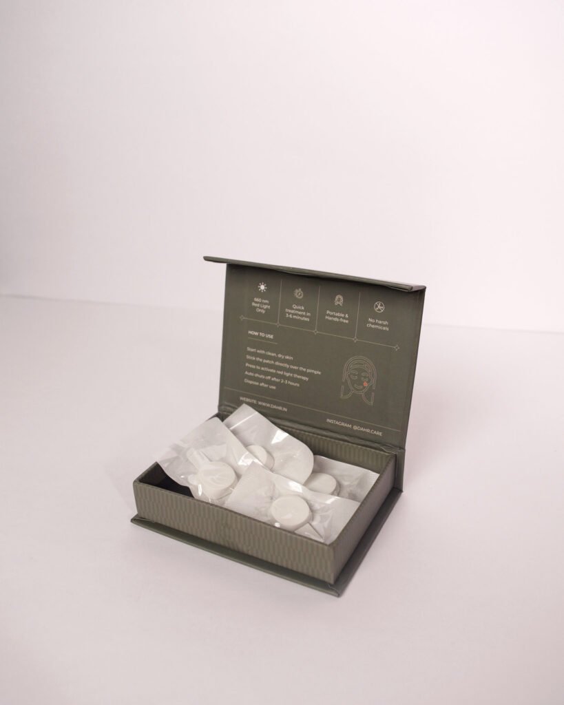 What comes in the Acne LED Patch box