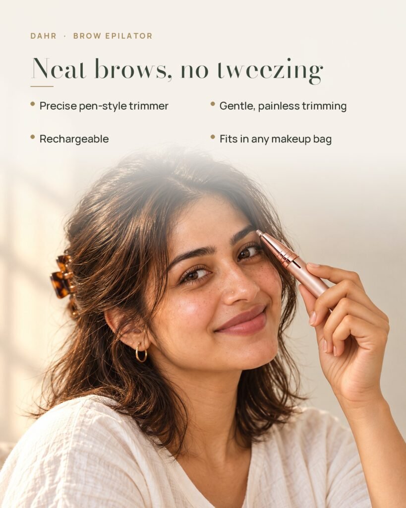 What comes in the Brow Epilator box