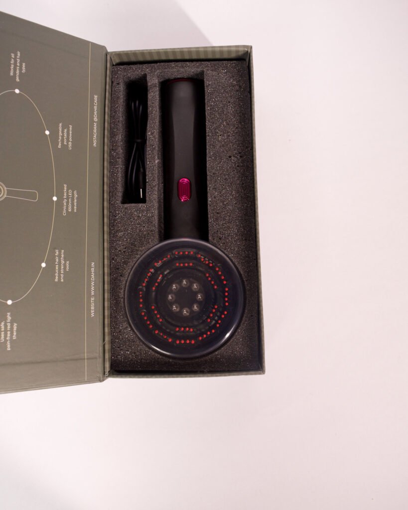 What comes in the Scalp LED Massager box